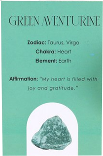 Green aventurine crystals are said to relieve stress and are commonly used as an aid in crystal healing. Harness its rumoured healing properties to overcome nerves and promote confidence. Channel your inner zen and tap into the power of Green Aventurine crystals. Kiss stress goodbye and boost your confidence with this natural healing tool. Green Aventurine is a&nbsp;crystal that's perfect for the heart chakra balancing.&nbsp;The affirmation for the Green Aventurine crystal is: "My heart is filled with joy a
