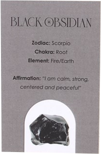 🔮 Black Obsidian:&nbsp;Discover your centre. This crystal boosts resilience and helps you see clearly, anchoring your journey of self-discovery.