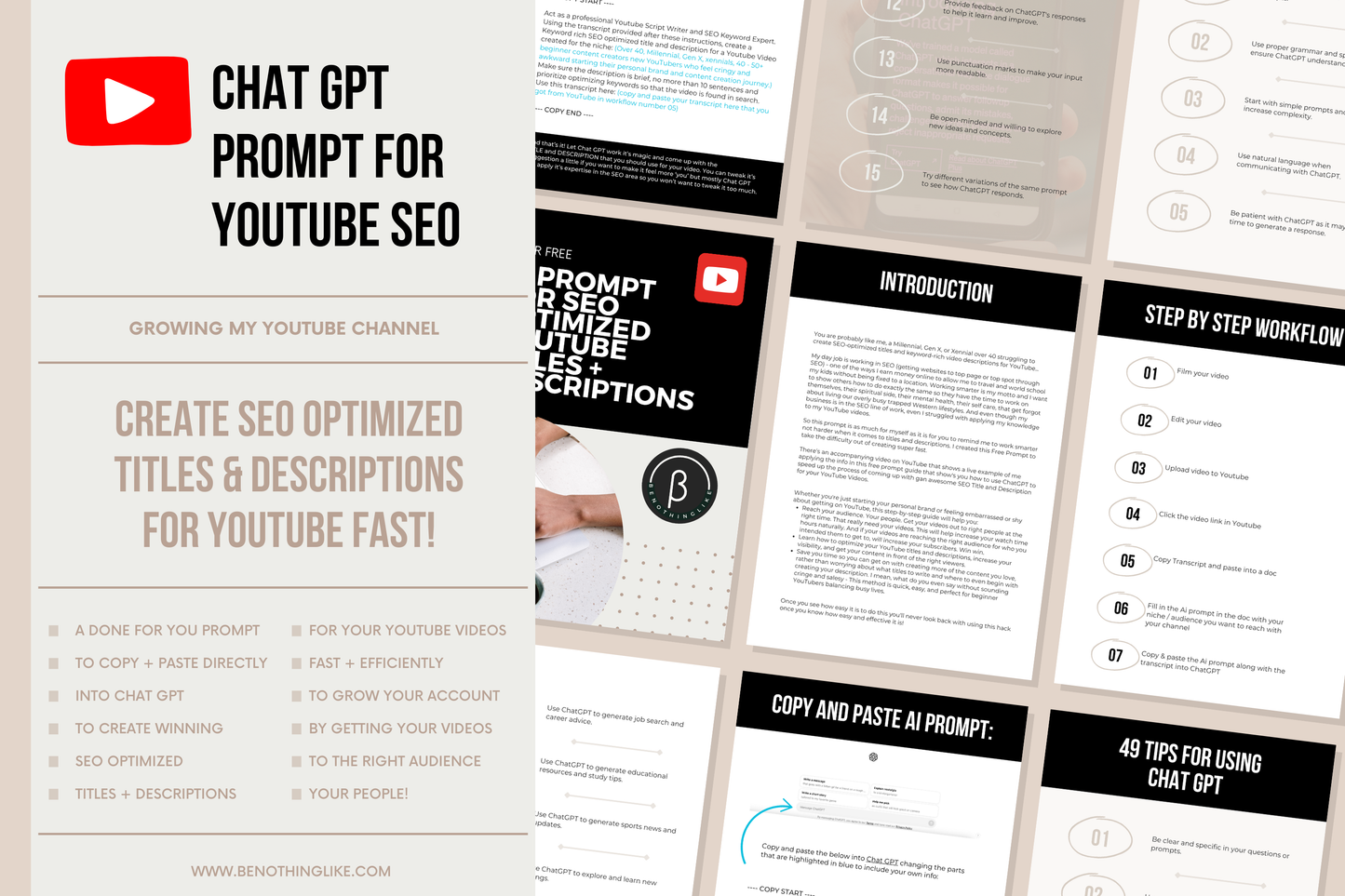 Chat GPT Prompt To Create SEO Optimized Titles & Descriptions for YouTube Videos