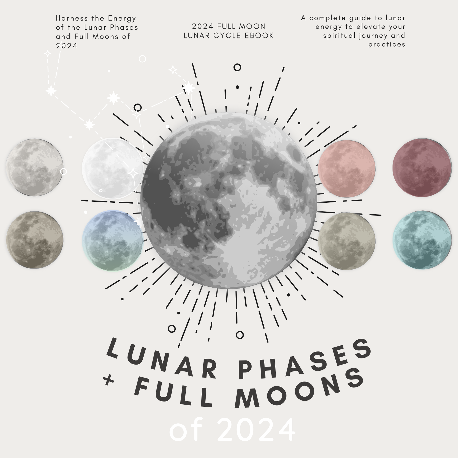 Harness the lunar phases of the moon with this Full Moon E Book designed to elevate your spiritual journey