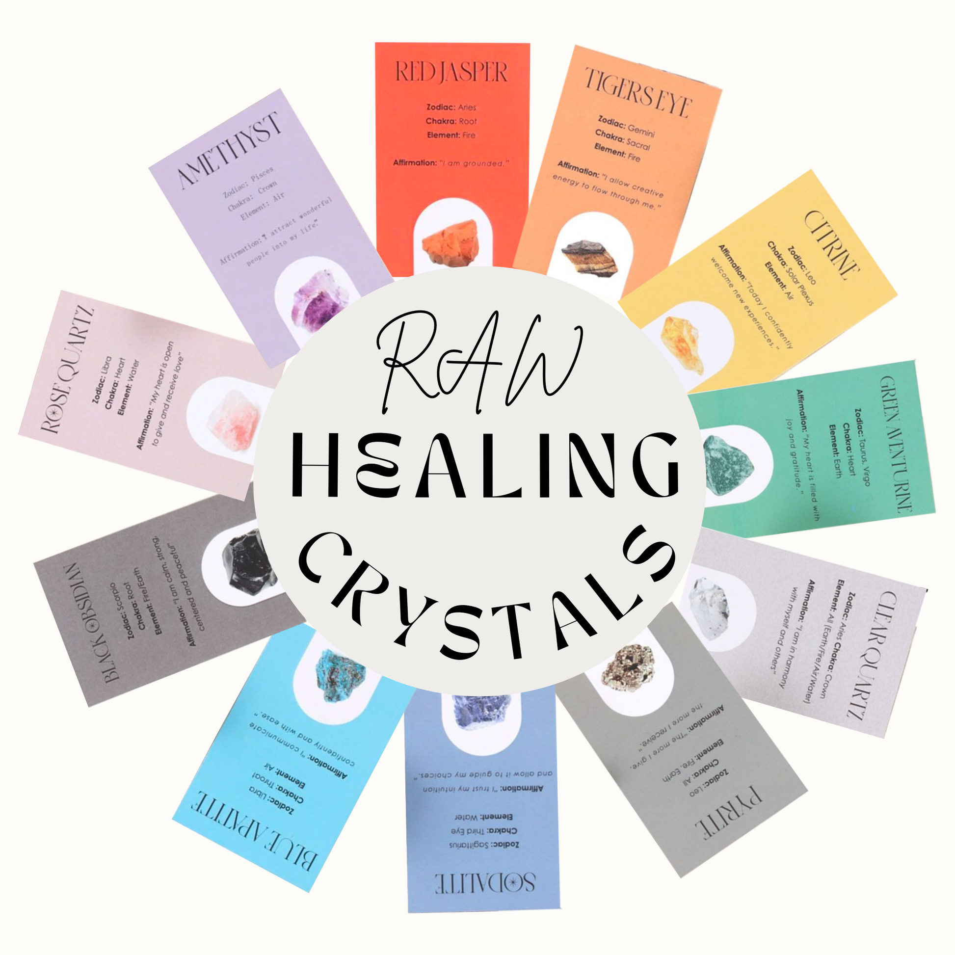 Raw Healing crystals Pick n Mix