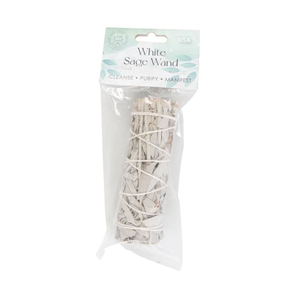 Cleanse Purify and Manifest White Sage Wand Smudge Stick UK