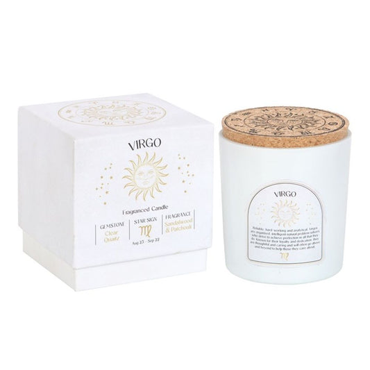 Virgo Zodiac Star Sign Candle