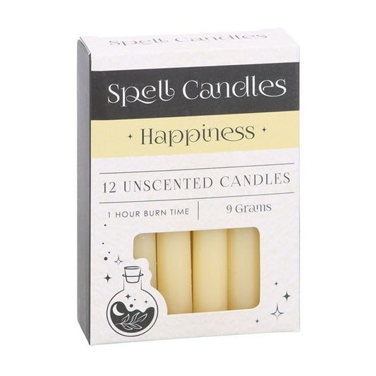 Pack de 12 Velas Hechizas de Felicidad