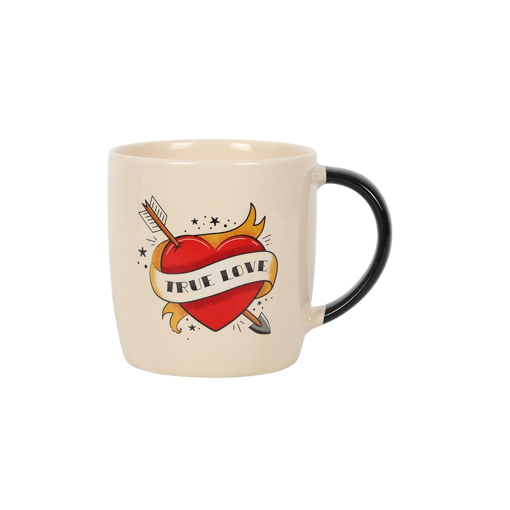 True Love Tattoo Heart Mug