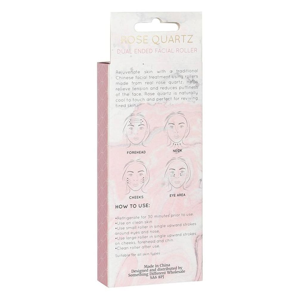 Rose Quartz Dual Ended Face Roller