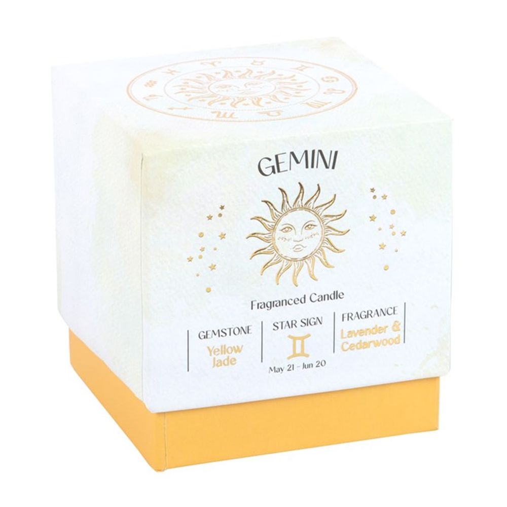 Candle gift for gemini star sign