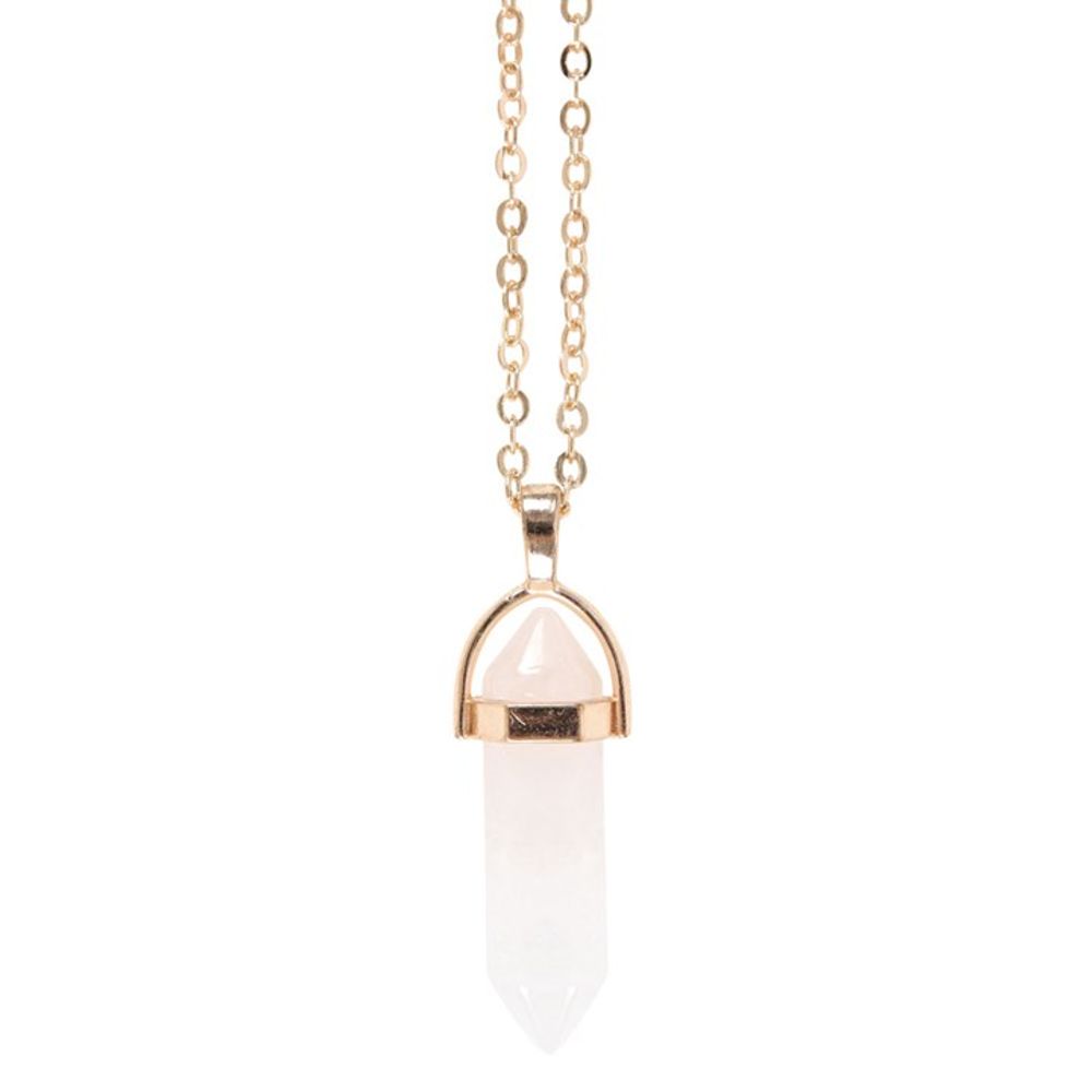 Clear Quartz Crystal Necklace