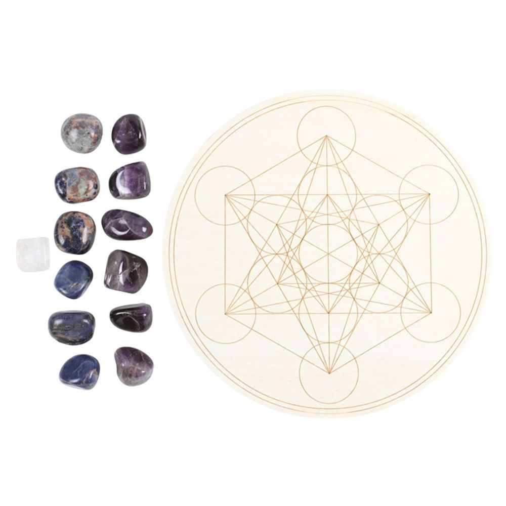 Metatron's Cube 13 Crystal Grid Set