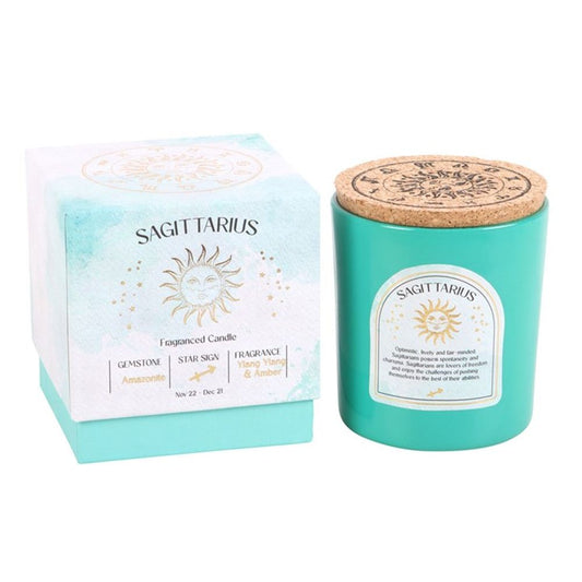 Saggittarius Zodiac Star Sign Candle