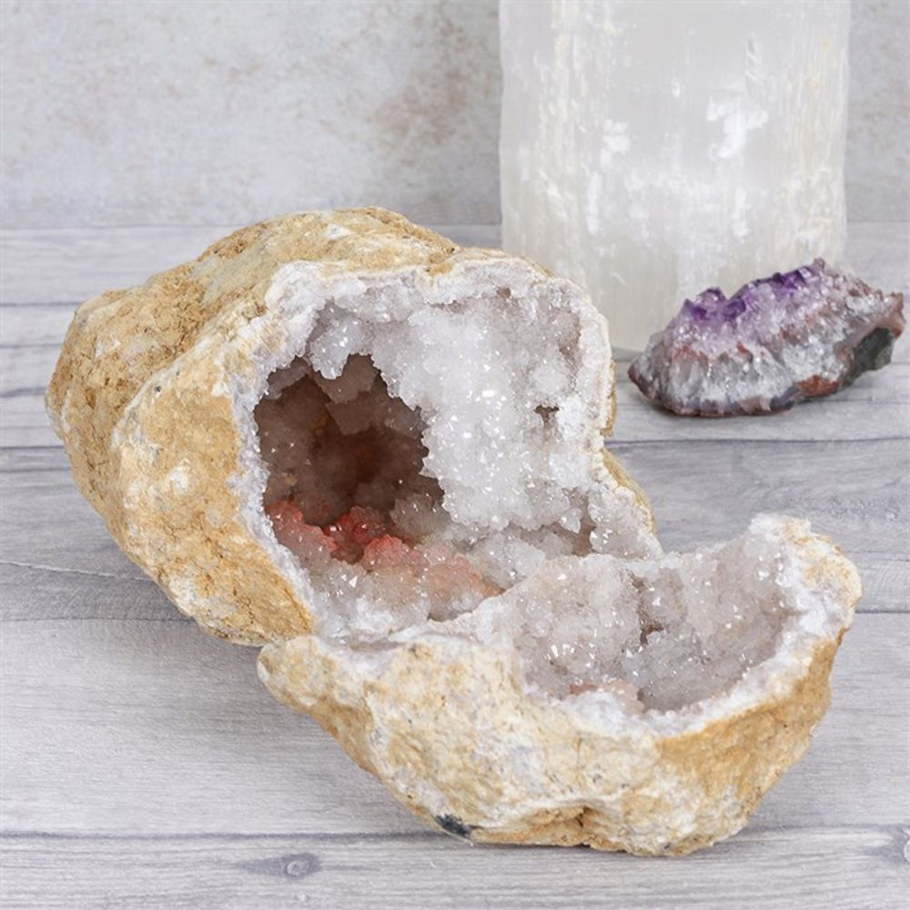 Natural White Quartz Geode