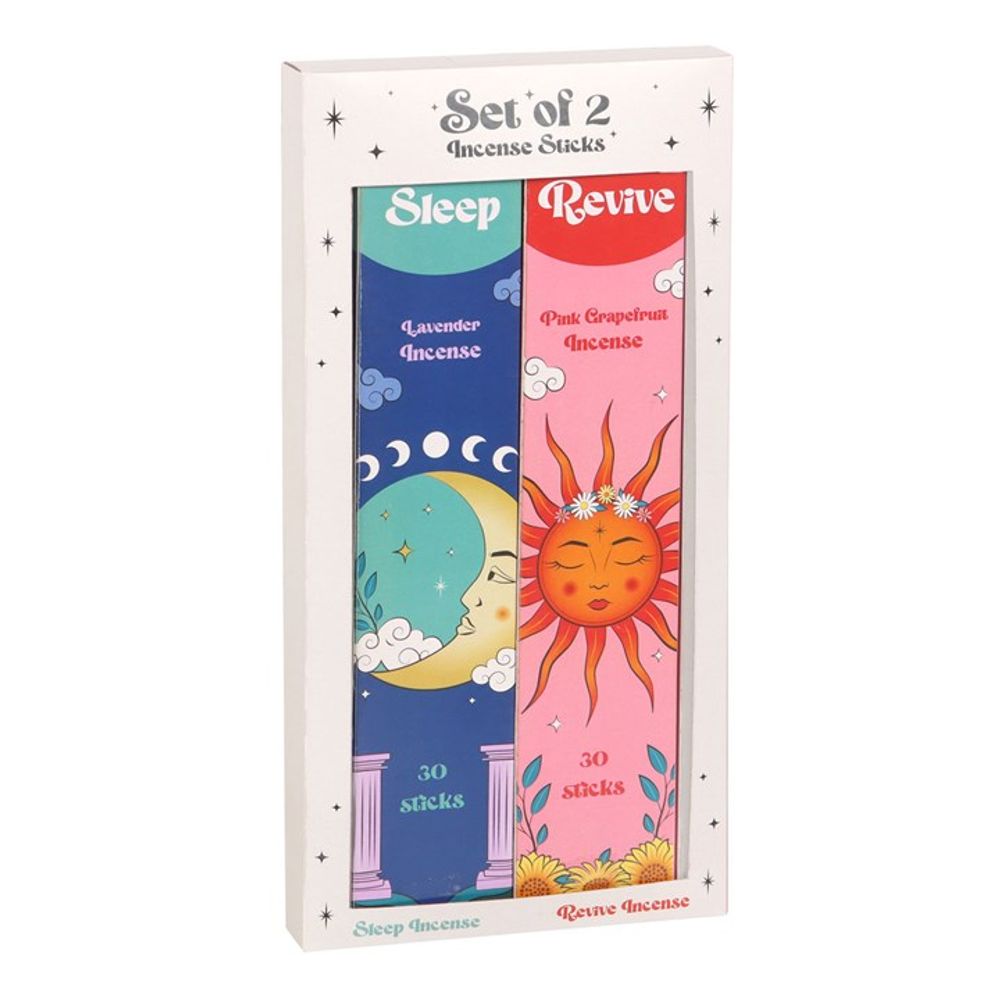 Set of 2 Sleep & Revive Lavender + Grapefruit Incense Stick Sets