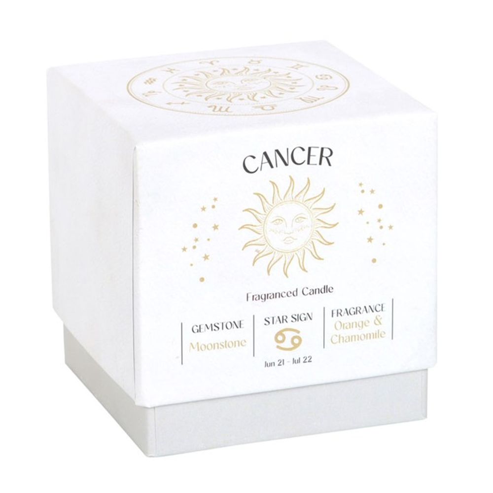 Cancer zodiac candle for cancerians birthday 