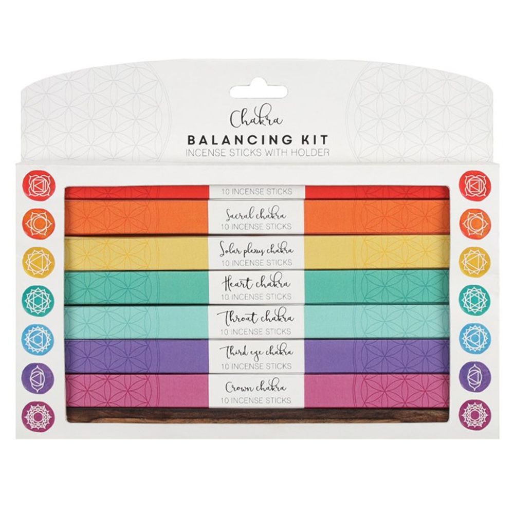 Kit de equilibrio de incienso de chakras