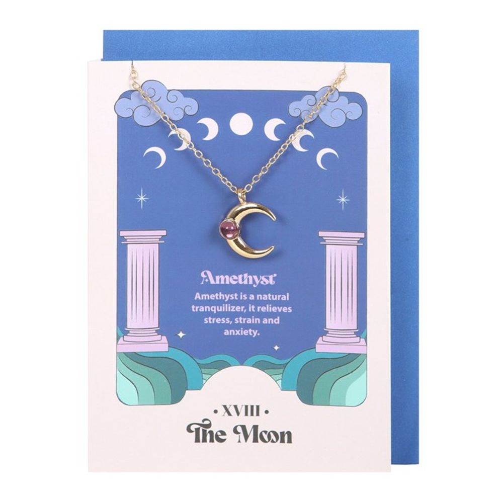 Delicate moon necklace for barely there look