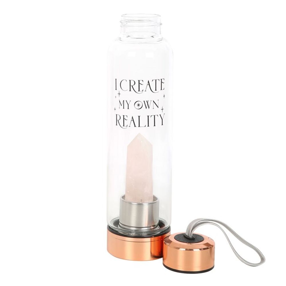 Create your own reality with this water bottle infused with rose quartz