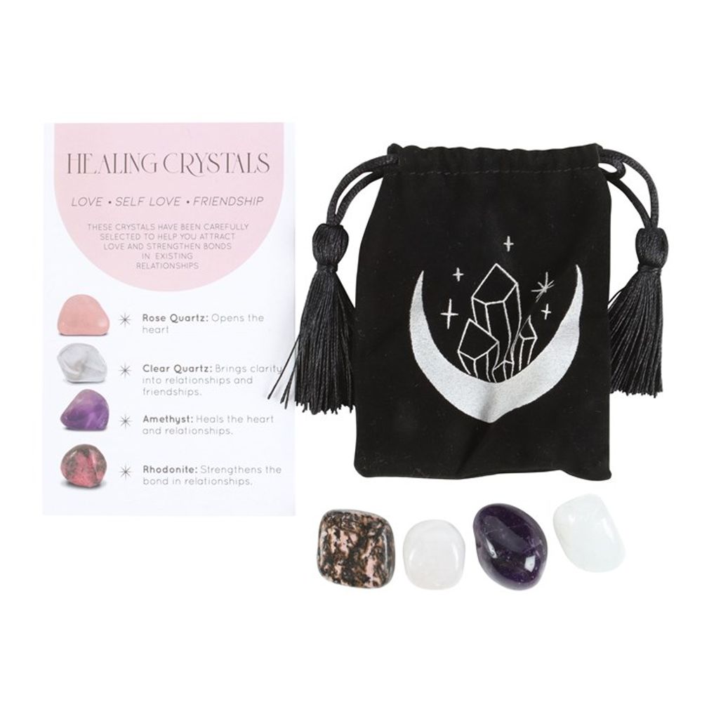 Healing crystals for love self love and friendship