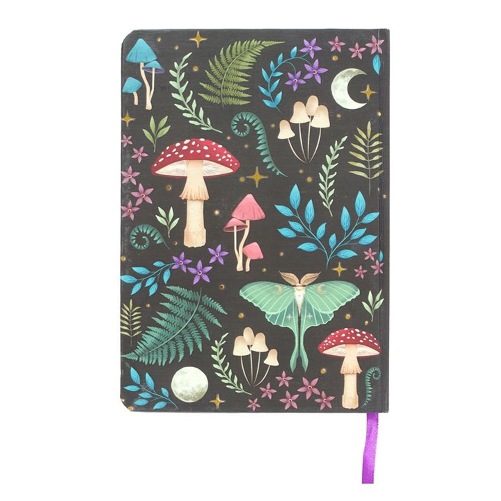 Cuaderno A5 con estampado de bosque oscuro