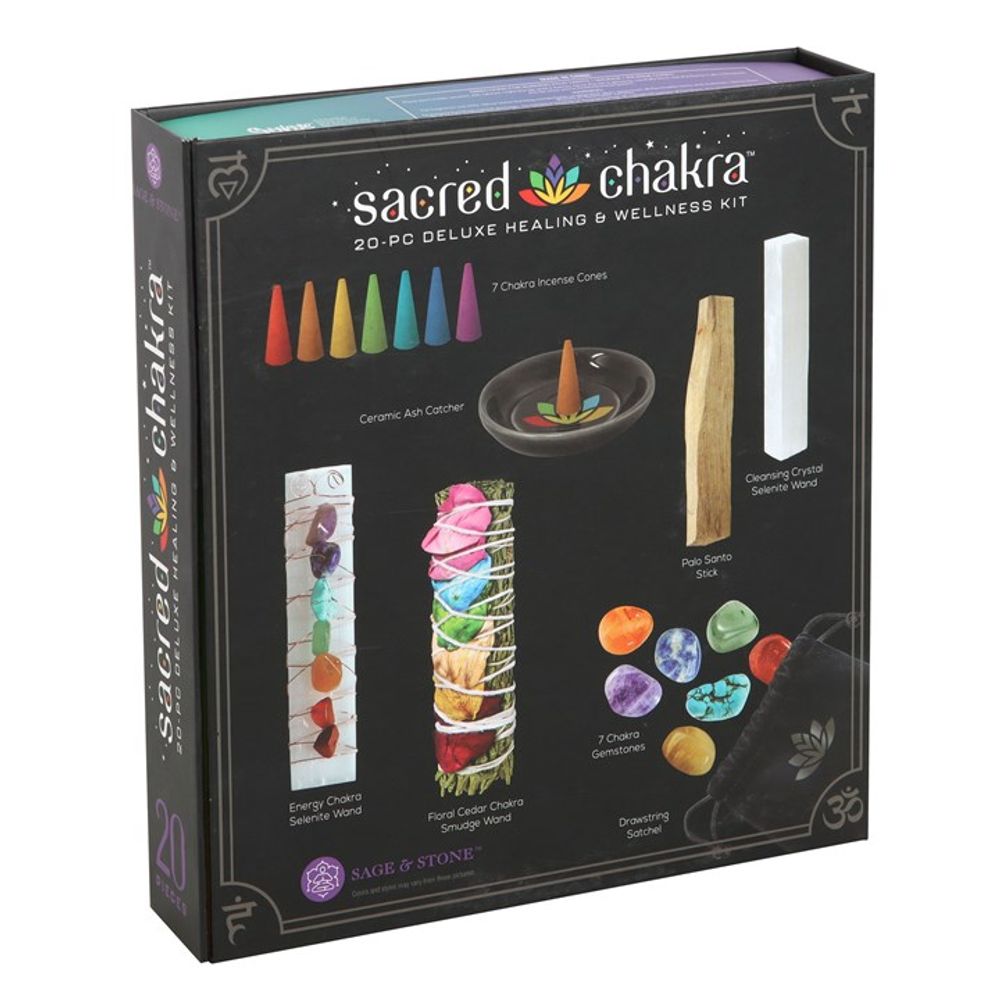 essentials for realigning your body's energy centres, it's the ultimate chakra healing kit