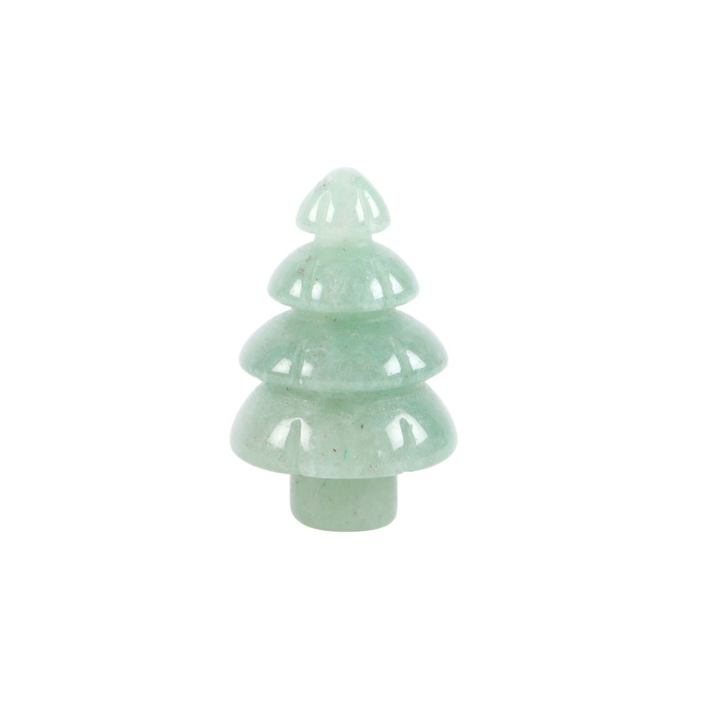 Green Aventurine Crystal Christmas Tree Gemstone