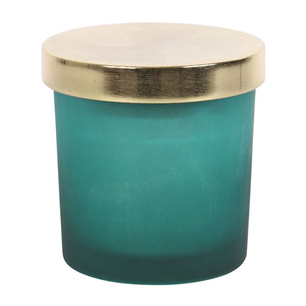 Heart Chakra Balancing Mint Crystal Candle