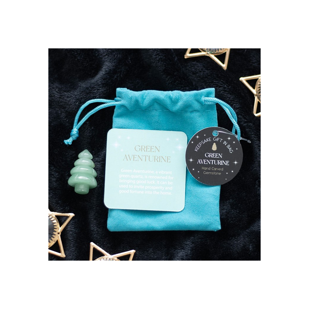 Christmas Tree Crystal keepsake gift in Pouch