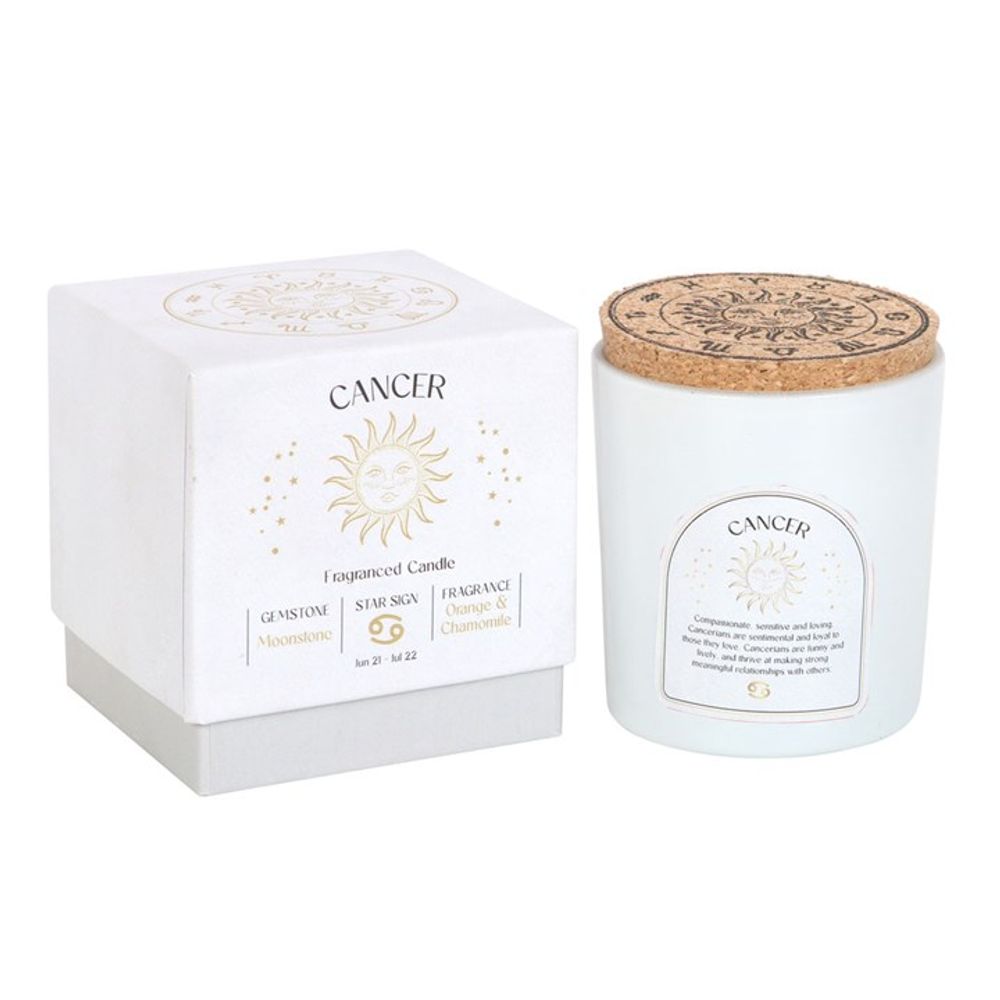 Cancer Zodiac Birthday Candle - A gift for cancer star sign