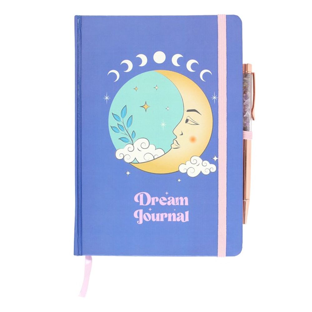 Moon Dream Journal + Amethyst Crystal Pen