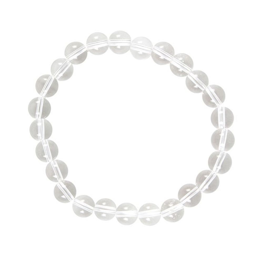 Clear quartz crown chakra bracelet