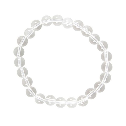 Clear quartz crown chakra bracelet