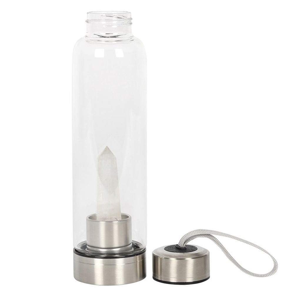 White Quartz Energising Water Bottle