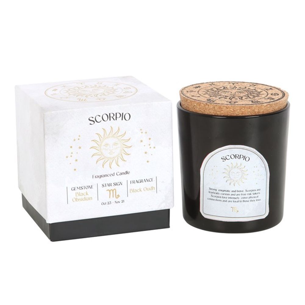 Scorpio Zodiac Star Sign Candle