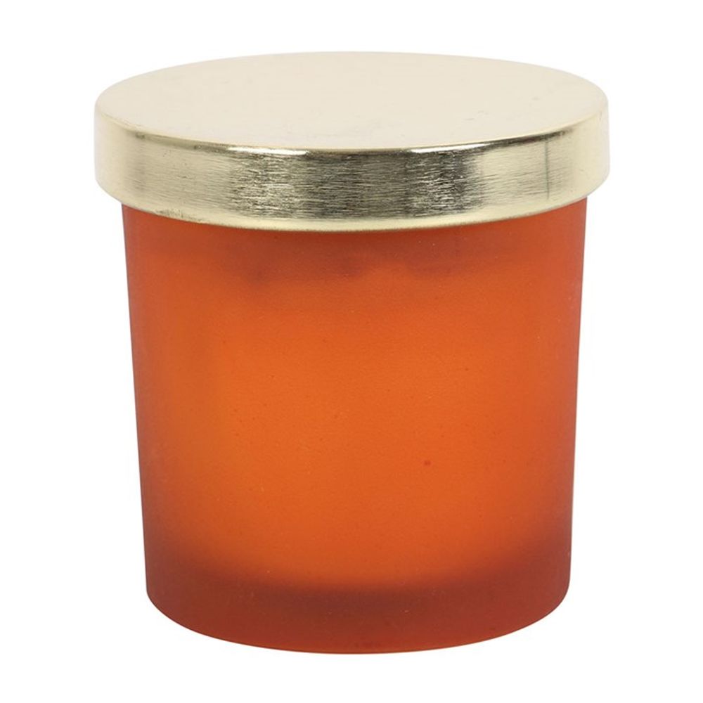 Sacral Chakra Balancing Orange Crystal Chip Candle